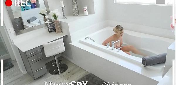  NANNYSPY Nanny Fucked After Being Caught In The Bath